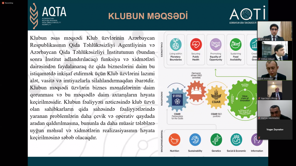 "Qida Biznes Klubu"nun təqdimatı keçirilib 